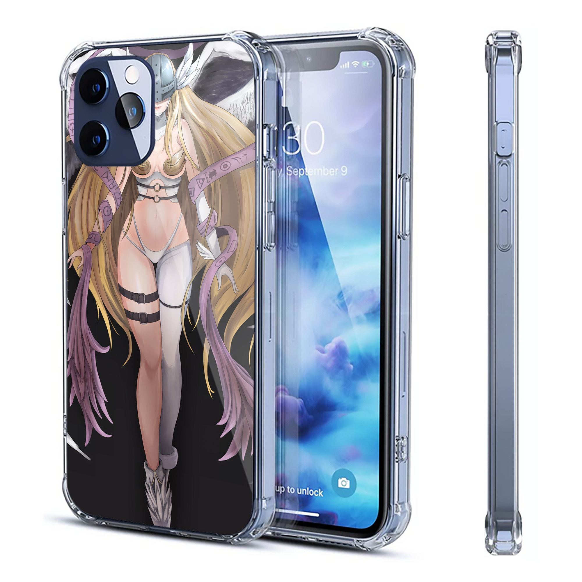 （画像用） Digimon デジタルモンスター/デジモン 【iPhone 12シリーズ対応】透明スマホケース（クリアソフトケース）